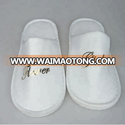 C&Fung Personalised title names bridal slipper kids size flower girl slippers hen party spa day Bachelorette party favors gifts